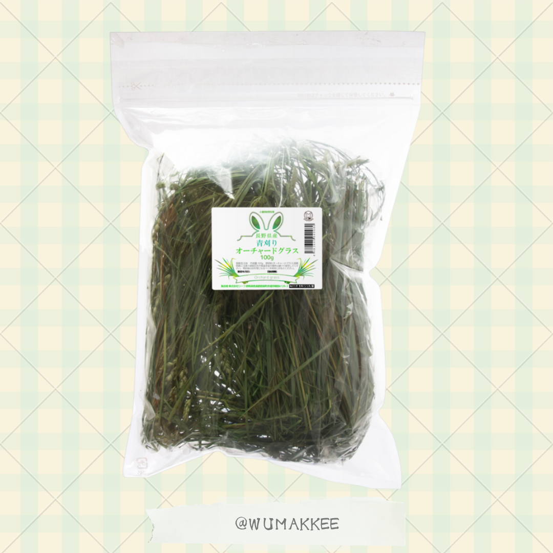 日本產 Leaf Corp 長野縣青割果樹草 Orchard Grass Hay 100g / 300g