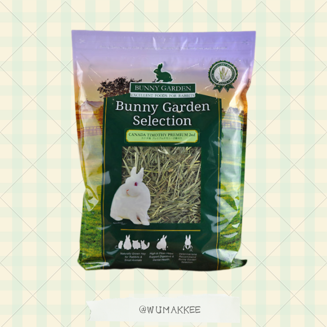 日本 Bunny Garden Canada Premium 2nd Cut Timothy 提摩西草 550g