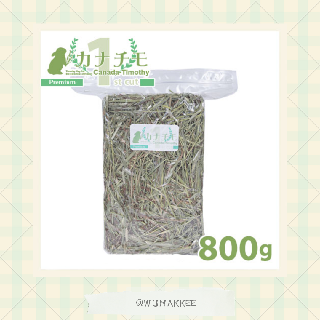 日本 KANACHIMO Premium 1st cut Timothy 提摩西草 (Green Type) 800g