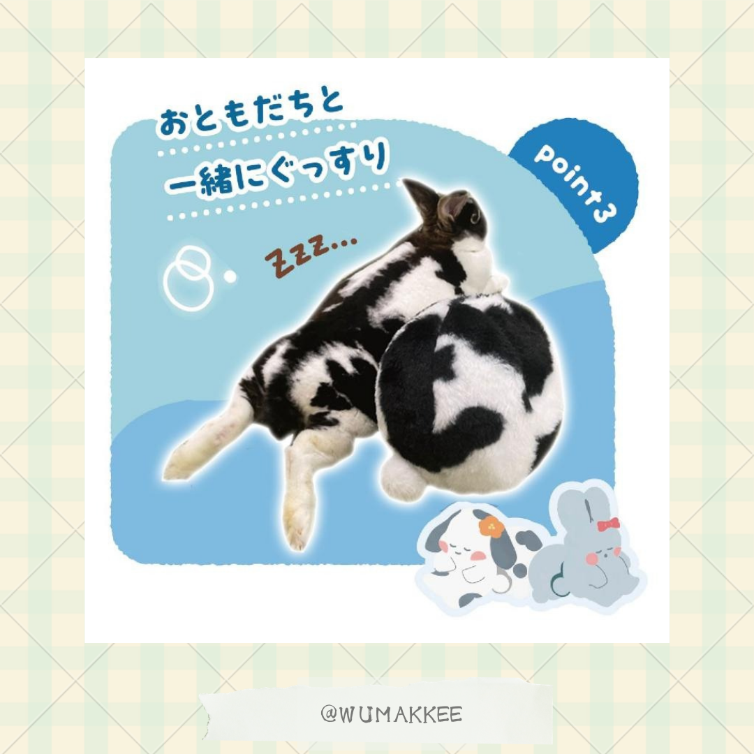 日本 Mini Animan 熊貓垂耳醬兔子大波波