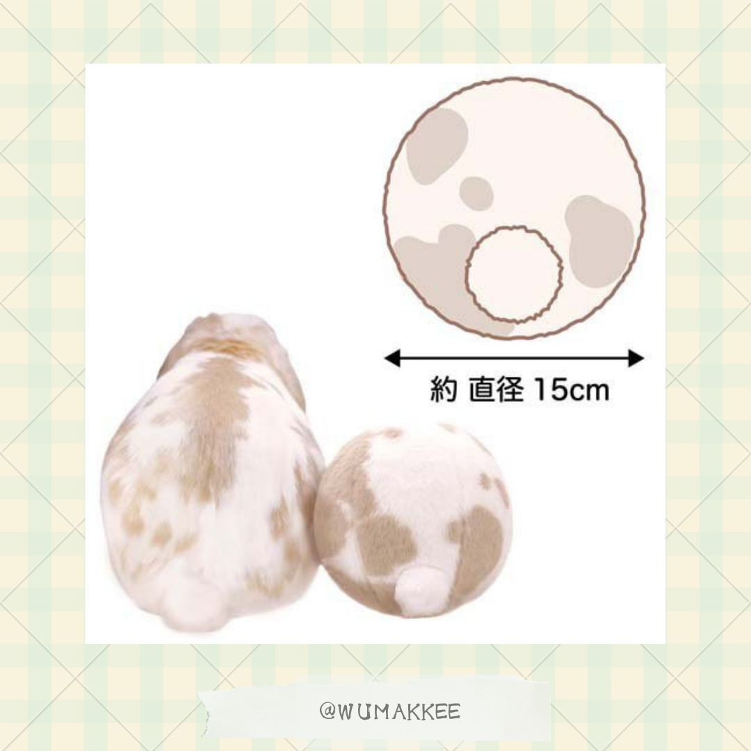日本 Mini Animan 可愛垂耳醬兔子大波波