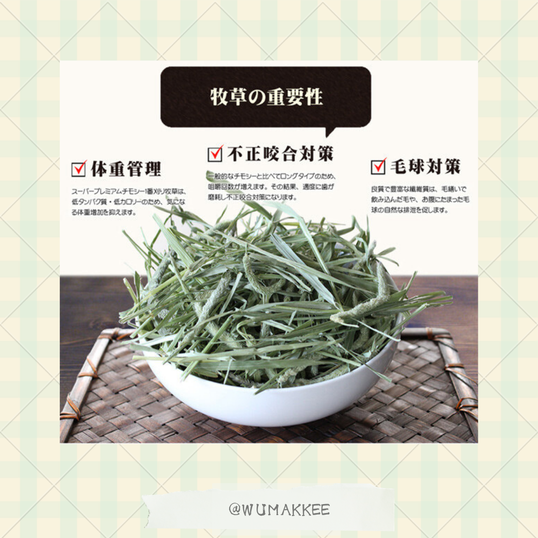 日本 牧草市場 Super Premium 1st Cut 特級提摩西草 800g
