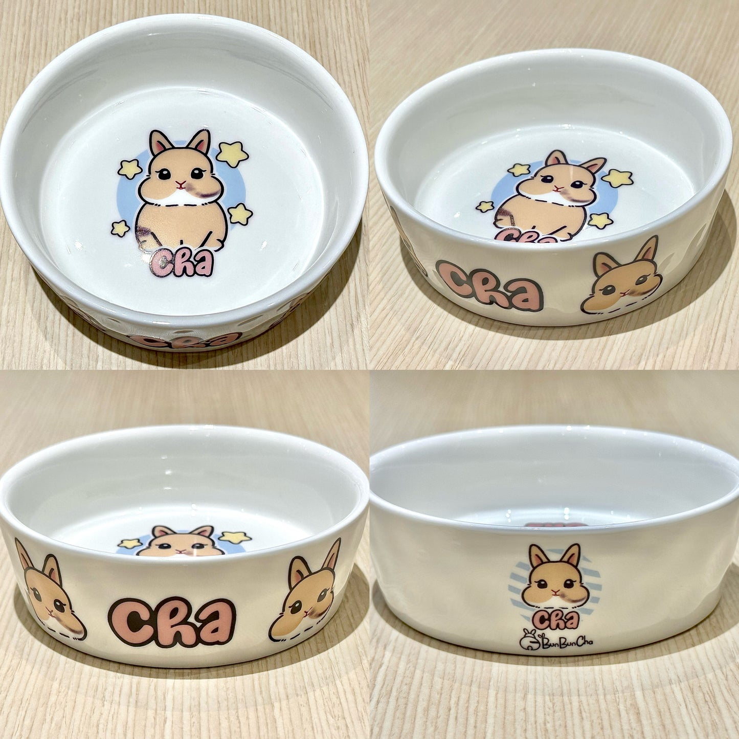 【Bun Bun Cha 寵物專屬陶瓷碗訂製】
