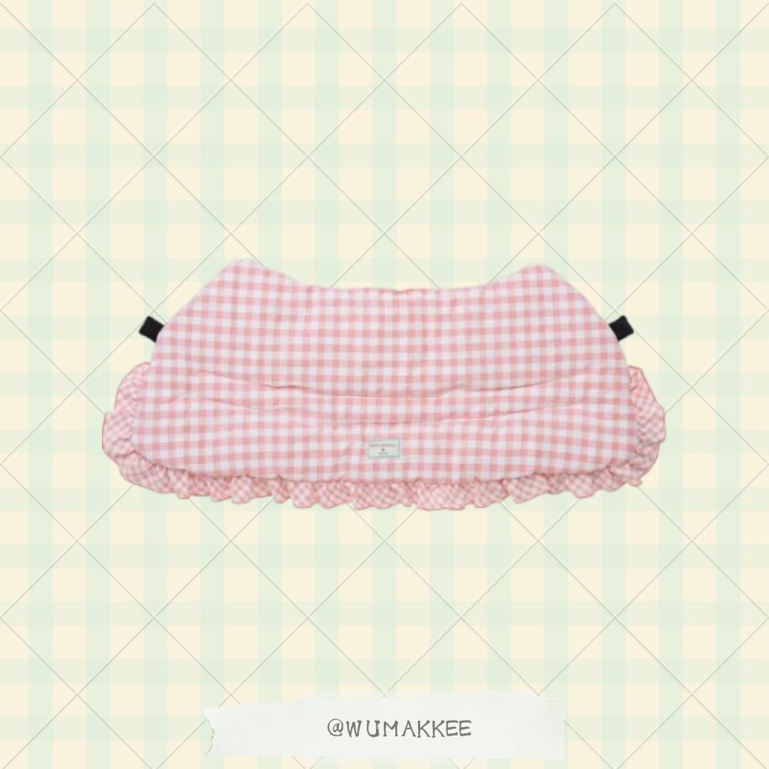 日本 tassu 復古格子 (Retoro Gingham) 系列 - 寵物推車靚墊