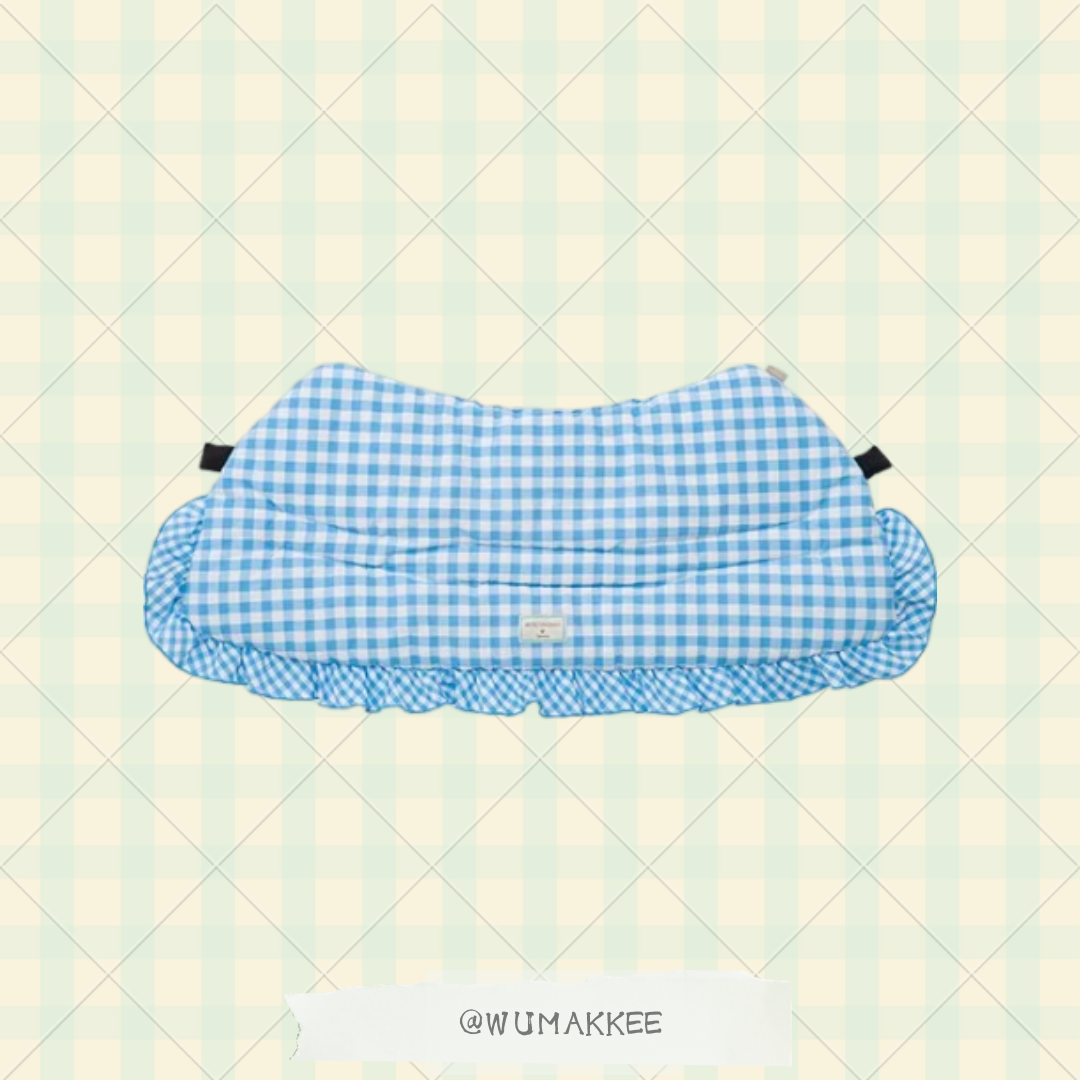日本 tassu 復古格子 (Retoro Gingham) 系列 - 寵物推車靚墊