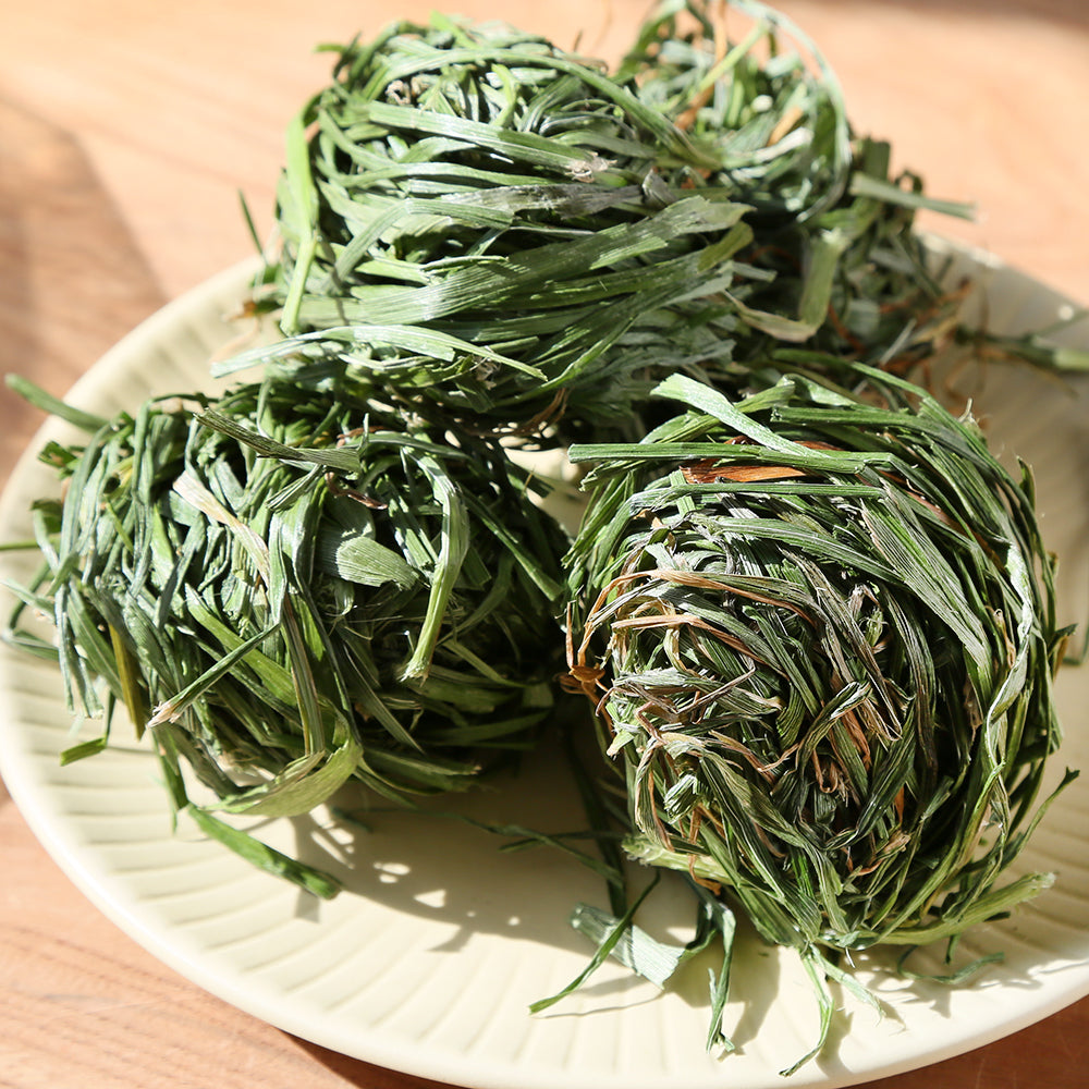 日本產 Leaf Corp Usayama 手工採摘的意大利黑麥草團子 5個入
