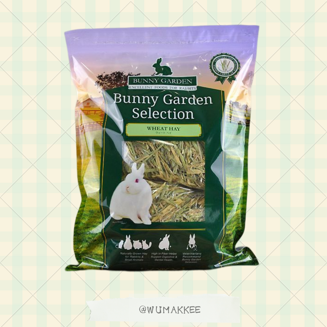 日本 Bunny Garden Premium Wheat Hay 乾小麥草 600g