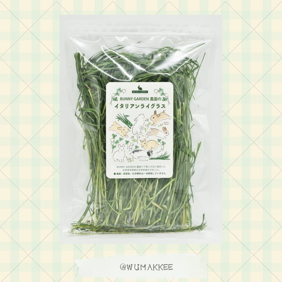 🆕[2025春刈]日本產 Bunny Garden 農園牧草系列  意大利黑麥草 40g / 100g